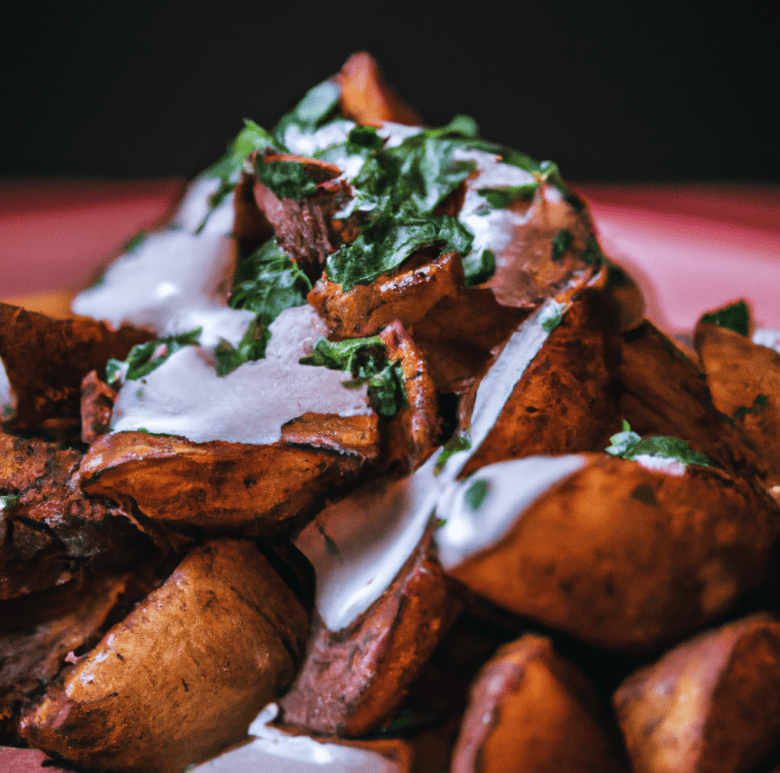 Air Fryer Patatas Bravas - The Salty Epicurean