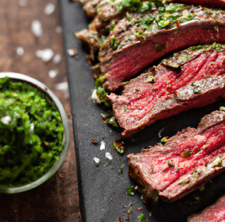 Steak with Chimichurri Sauce - The Salty Epicurean